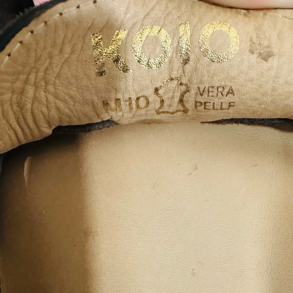Koio Maranello in Brown ‎ Suede Shoes loafers Mens Size 10 M